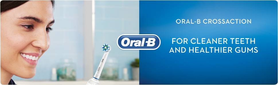 Смінні насадки для електричної зубної щітки Oral-B CrossAction, 8 шт.