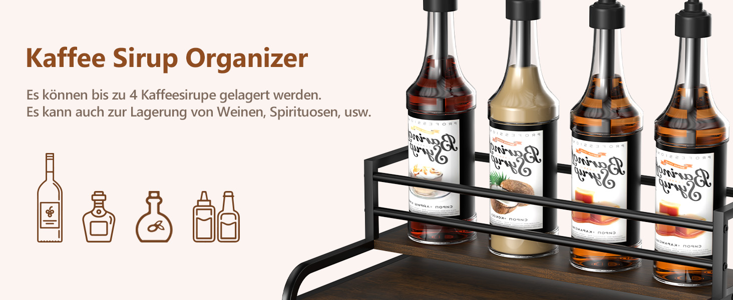 Трирівнева підставка для капсул Nespresso Vertuo з шухлядою, 40 капсул, органайзер для кави на кухню