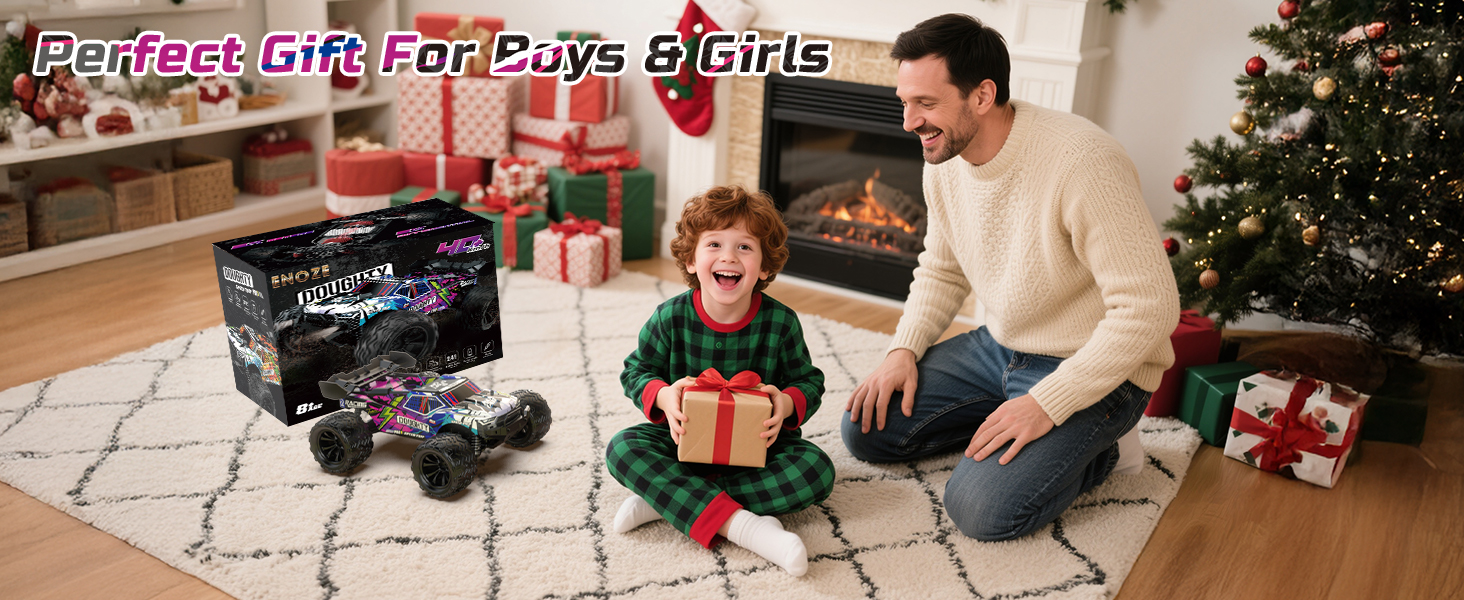 Радіокерований позашляховик DEERC 9205E 1:10 48 км/год 4WD з двома акумуляторами - іграшка для дітей та дорослих