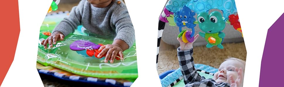 Подушка Baby Einstein Cal-a-Pillow Prone Activity Pillow, мультисенсорна, 0 місяців і старше