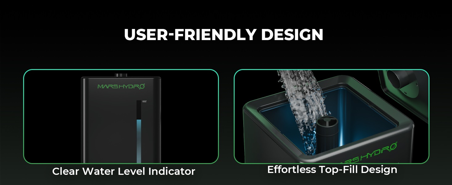 Зволожувач повітря для рослин MARS HYDRO 6л з таймером, ультразвуковий, для гроубоксів та теплиць