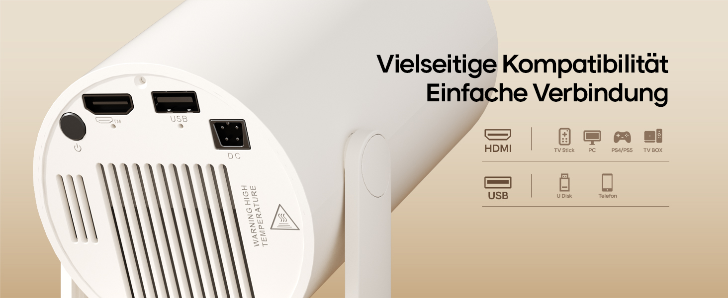 Міні-проектор Alwtniet 4K з Wi-Fi 6, Bluetooth 5.4, 5W динаміком, автоматичною корекцією трапецеїдальних спотворень, поворотним на 180°, портативний для дому та вулиці, Android 11 (ручний фокус)