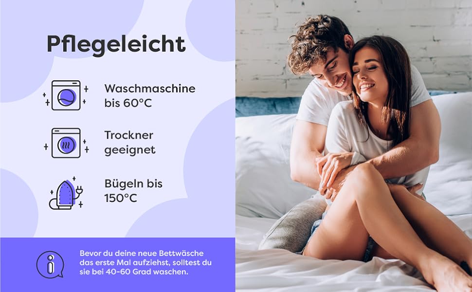 Комплект постільної білизни Wolkenfeld 200x200 з бавовни (2 наволочки 80x80) – дихаючий, приємний до шкіри, легкий у догляді. Сірий комплект постільної білизни з блискавкою, сертифікат Oeko-Tex.