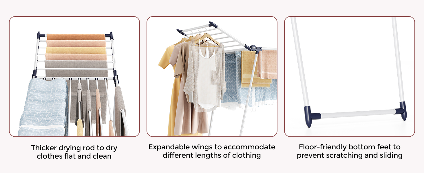 Стійка для сушіння білизни, розкладний сушильний стійка 