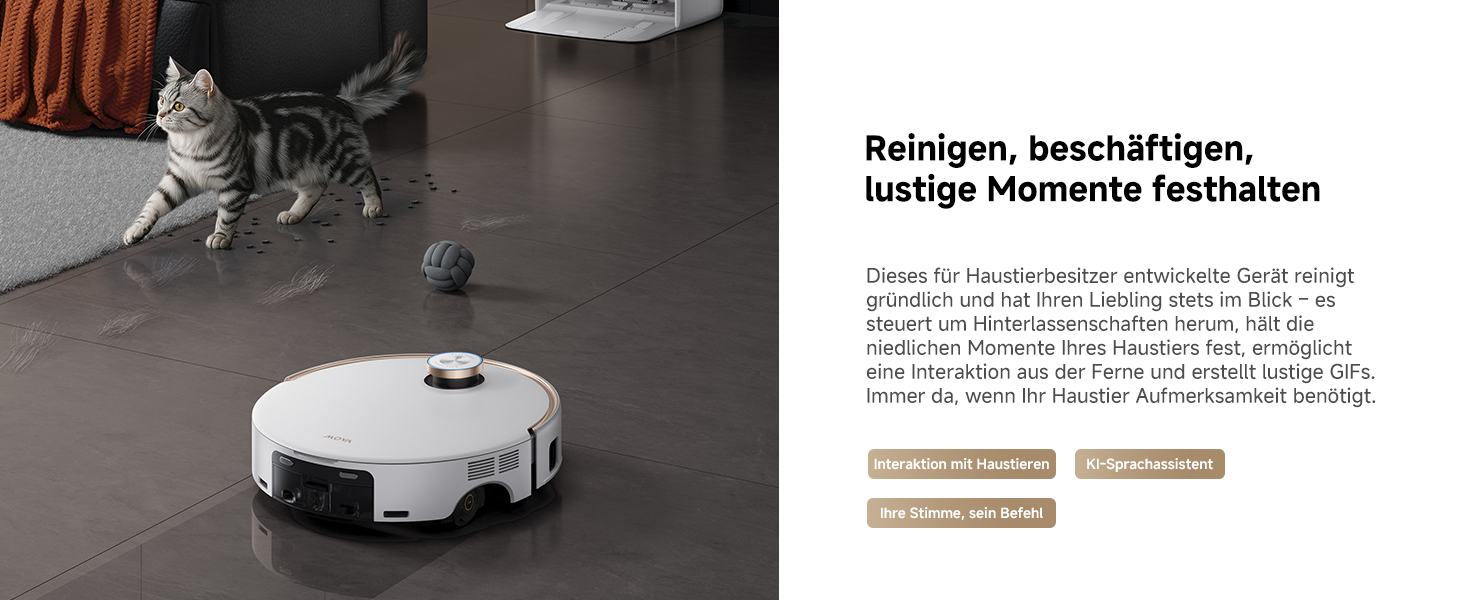 Робот-пилосос Mova V50 Ultra Complete з функцією миття: 24000 Па, 6 см перешкода, RGB AI, LED, 80°C миття, 63°C сушка, DuoSolution, Tricut