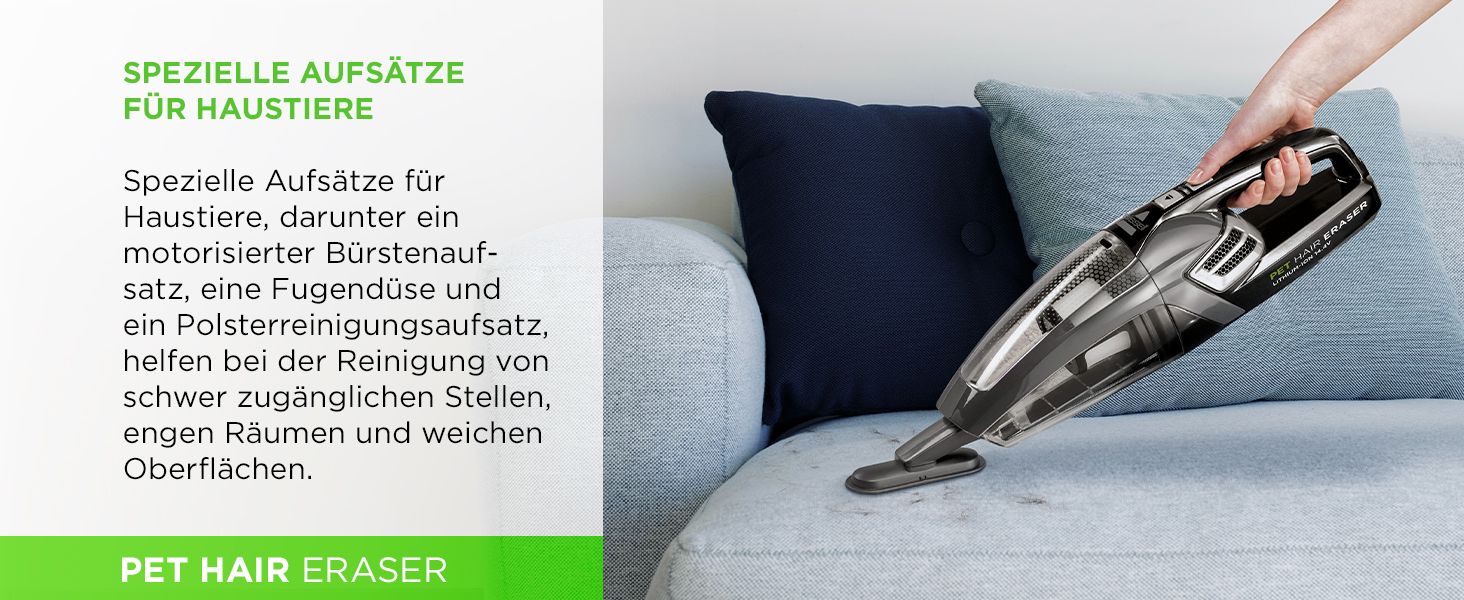 Акумуляторний пилосос Bissell PowerClean FurGuard для шерсті тварин: 280W, HEPA-фільтр, самоочисна щітка, 50 хв роботи