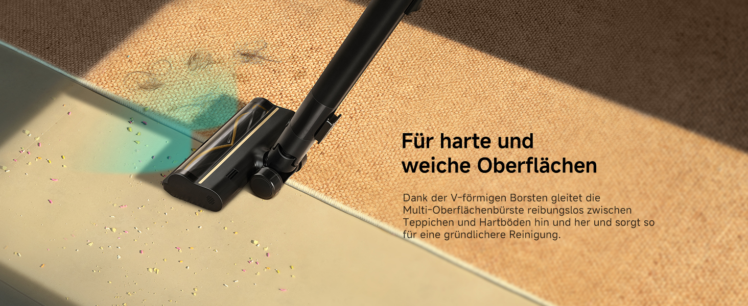 Dreame V20 Pro-A: Бездротовий пилосос для твердих підлог та килимів, 24000 Па, 90 хв роботи, фільтрація 99.99%, видалення шерсті тварин