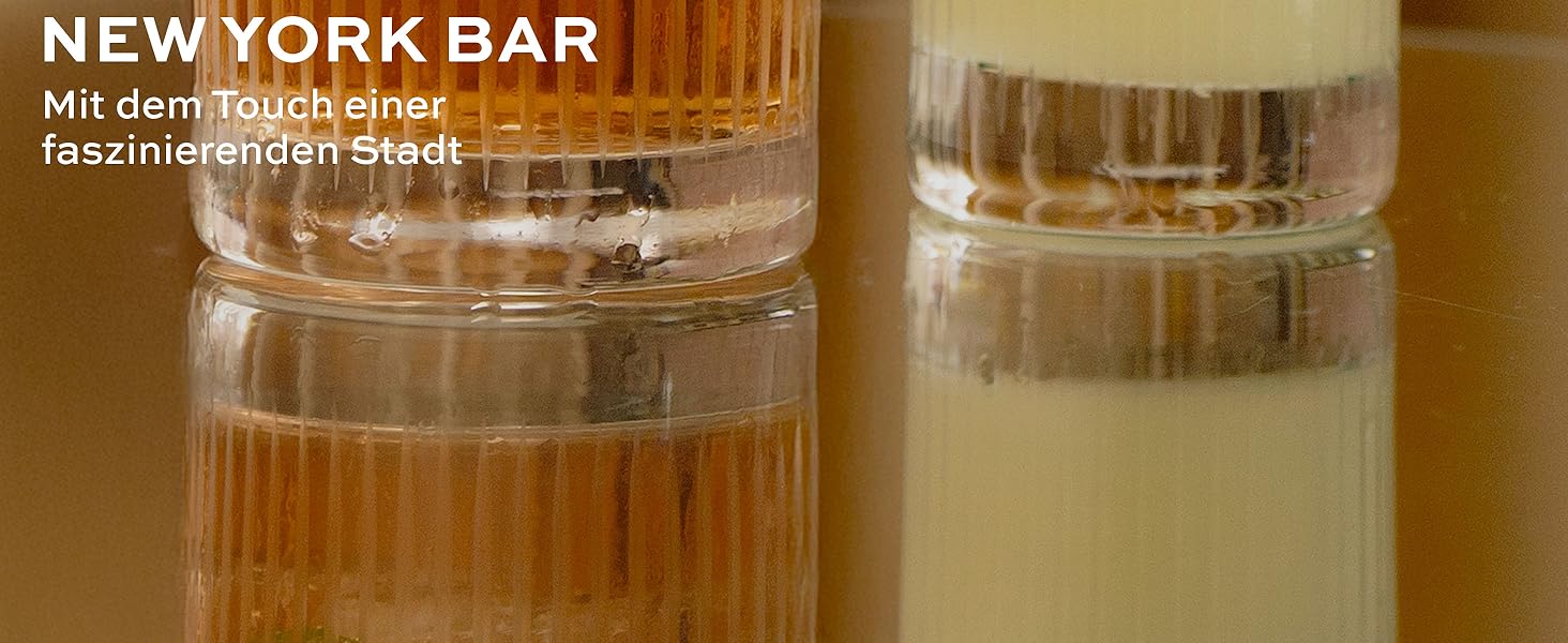 Набір склянок Longdrink Stölzle Lausitz New York Bar (6 шт., 320 мл) – Стильні склянки для коктейлів, води та соків, з кришталевого скла, стійкі до миття в посудомийній машині та ударів