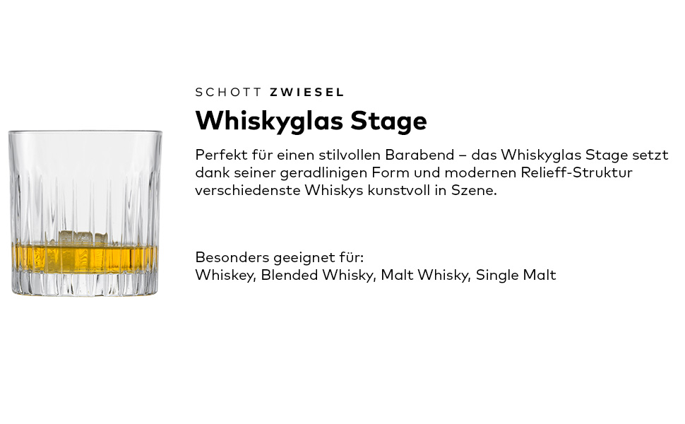 Набір склянок SCHOTT ZWIESEL Stage (8 шт.): 4 склянки для лонгдрінків та 4 склянки для віскі з рельєфом, кришталеве скло, придатні для миття в посудомийній машині