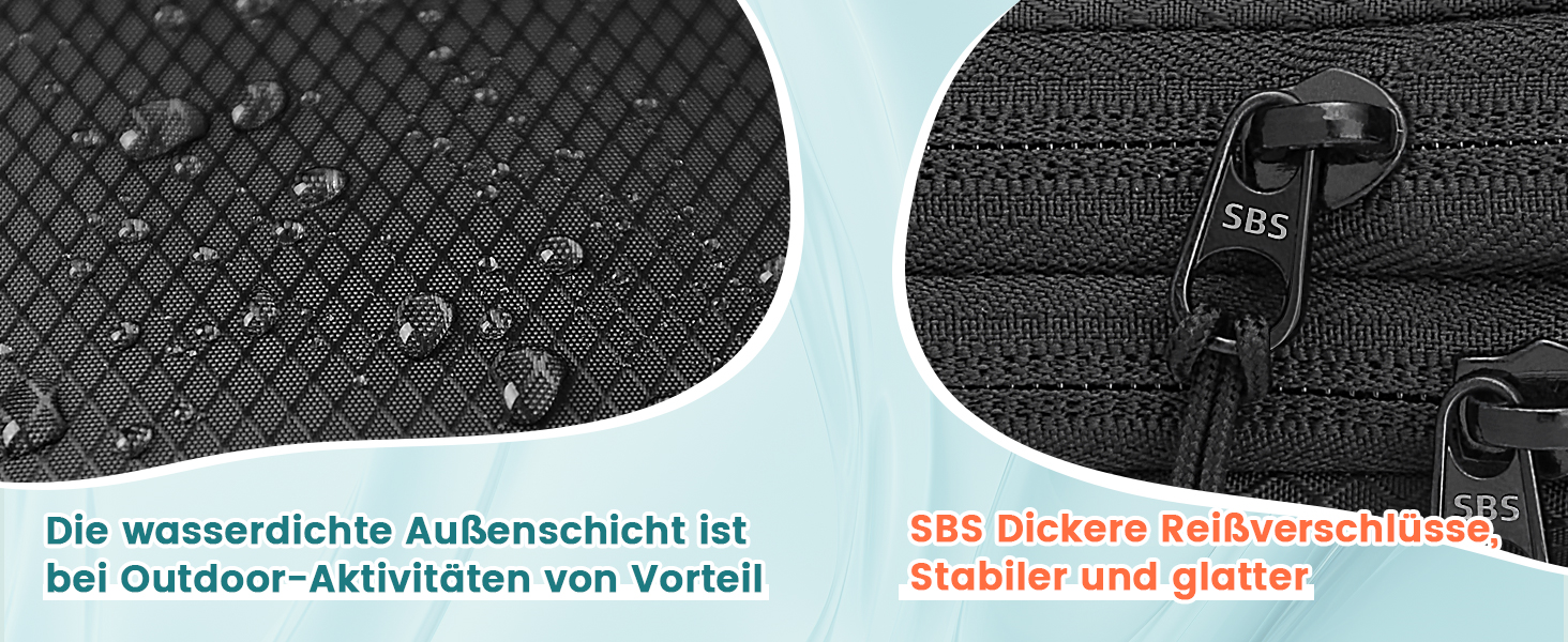 Набір органайзерів для подорожей у валізу з компресією, 8 шт, водонепроникні пакувальні куби для ручної поклажі та рюкзака, світло-блакитний