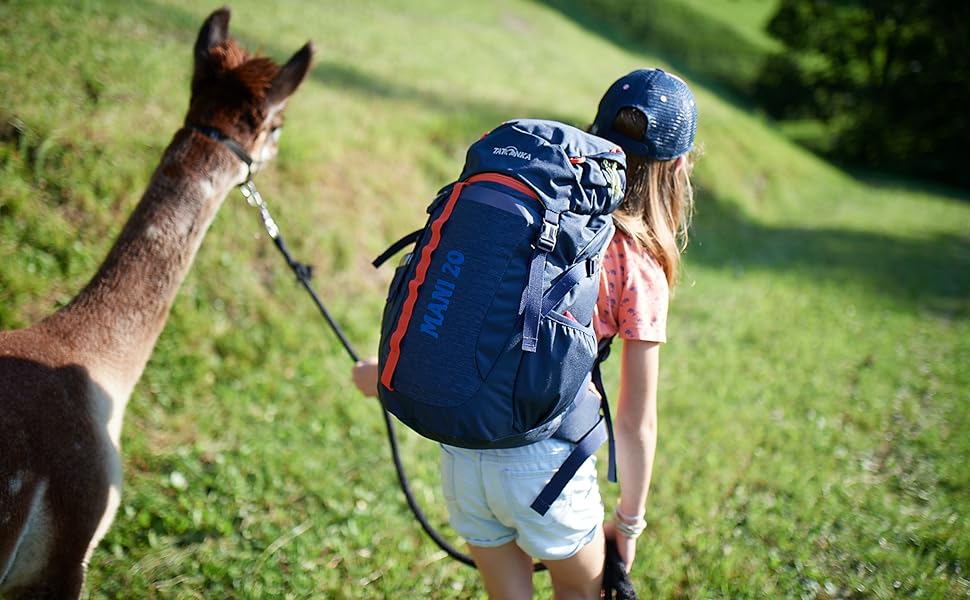 Дитячий рюкзак Tatonka Mani 20L - Рюкзак для дівчаток і хлопчиків від 10 років - Включає подушку сидіння і зі світловідбивачами для хорошої видимості - Виготовлений з перероблених матеріалів - Об'єм 20 літрів Navy