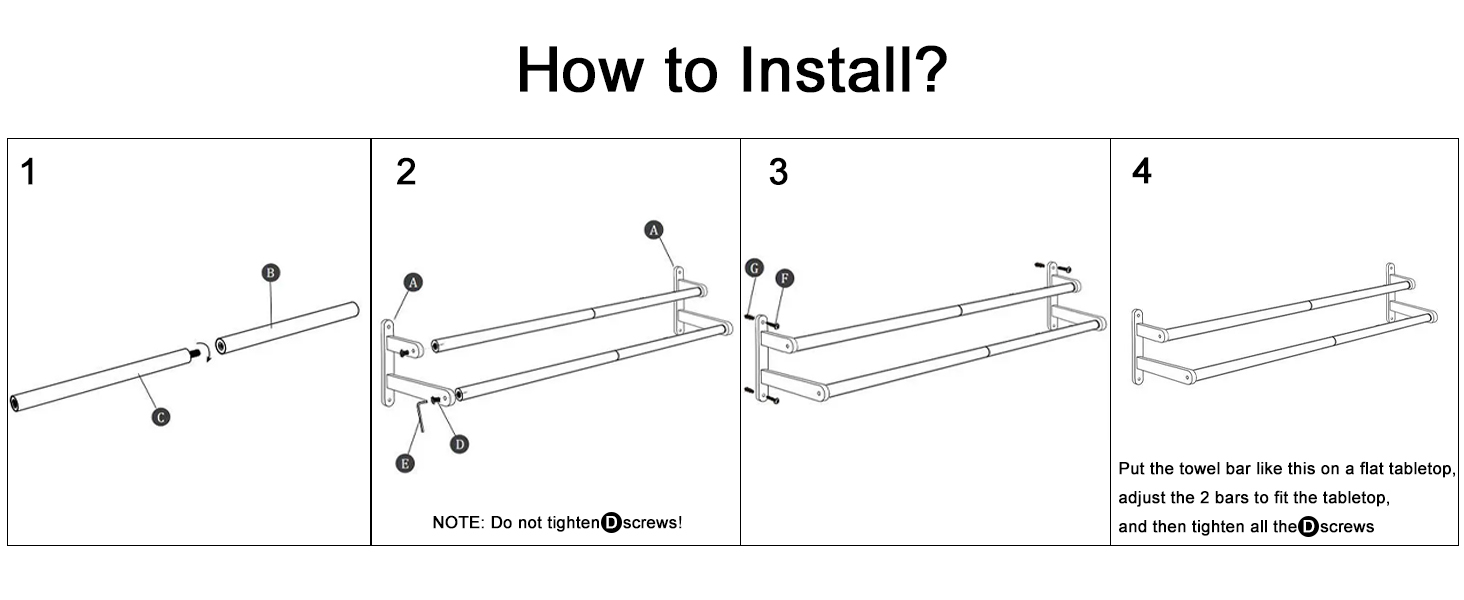 Тримач для рушників на стіну, 60 см, нержавіюча сталь, для ванної кімнати, спальні, кухні, щіткова нікель