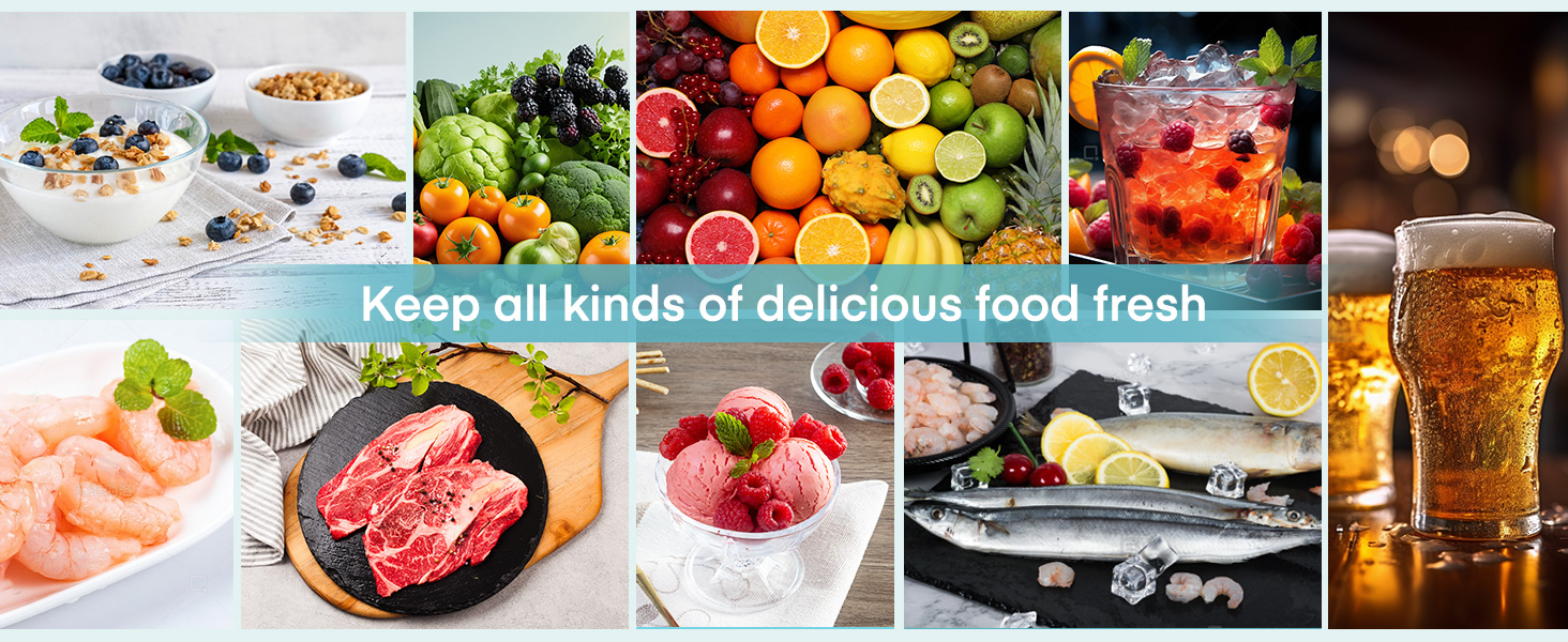 Міні-холодильник FOHERE 46L з відділенням для льоду | Компактний холодильник | Регулювання температури, енергозбереження, тиха робота | Холодильник для напоїв ідеально підходить для офісу, кемпінгу та геймінгу | Змінний бік відкривання дверцят | Чорний