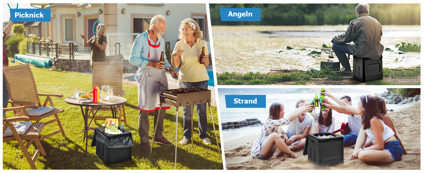 Розкладне туристичне туалетне сидіння OTRAKI - мобільний туалет для кемпінгу, фестивалів та подорожей (12 пакетів)