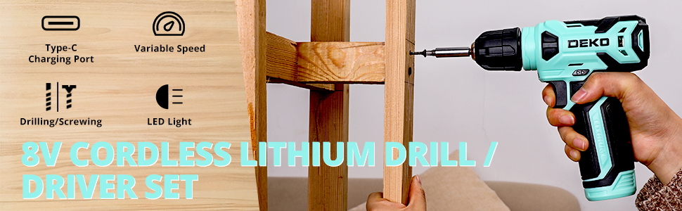 Набір інструментів DEKO 126 предметів в кейсі: професійний набір для дому, офісу та саду (бірюзовий)