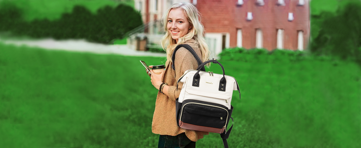 LOVEVOOK Рюкзак для жінок, великий, з відділенням для ноутбука 17.3 дюйма, шкільний, для підліток, дівчаток, для навчання, подорожей, бізнесу, водонепроникний, сірий, рожевий