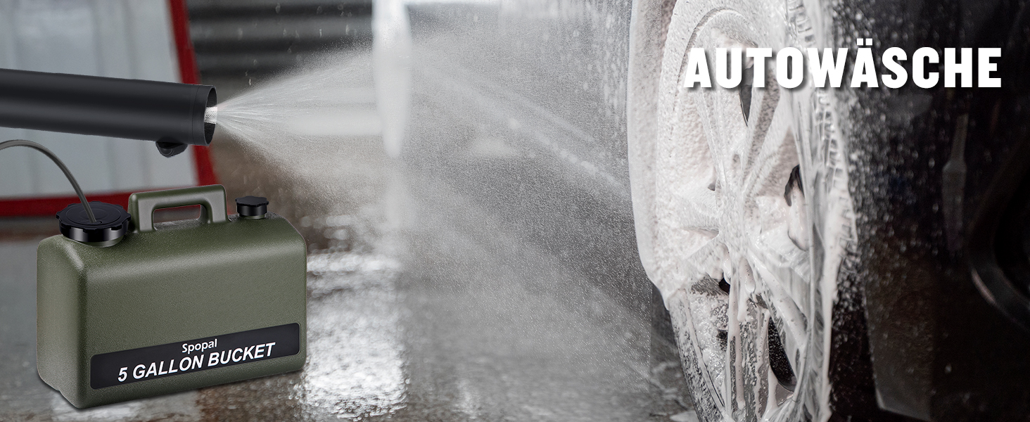 Портативна душова кабіна для кемпінгу з акумулятором 10000mAh та 20л баком, комплект для відпочинку на природі, саду, автомийки та тварин