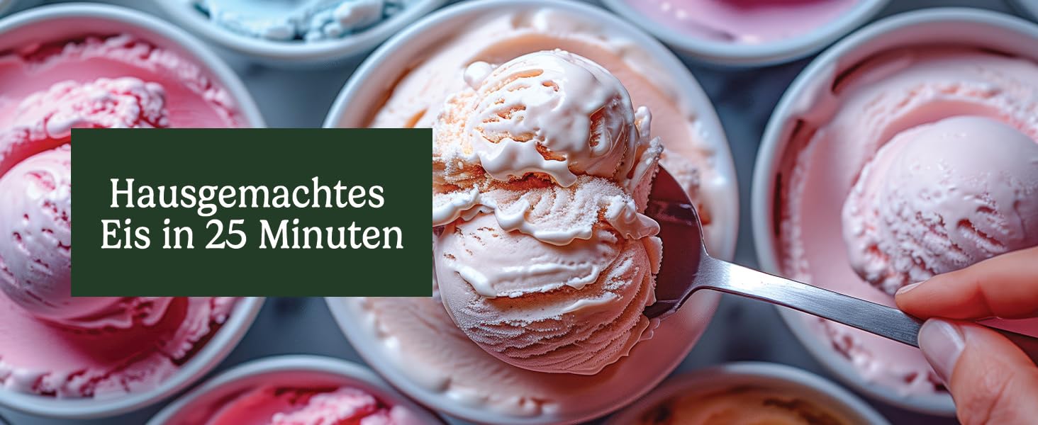 Морозивниця Cuisinart Solo Scoops ICEM10, 475 мл – для домашнього морозива, джелато, сорбету та замороженого йогурту, компактна, швидке приготування за 25 хвилин