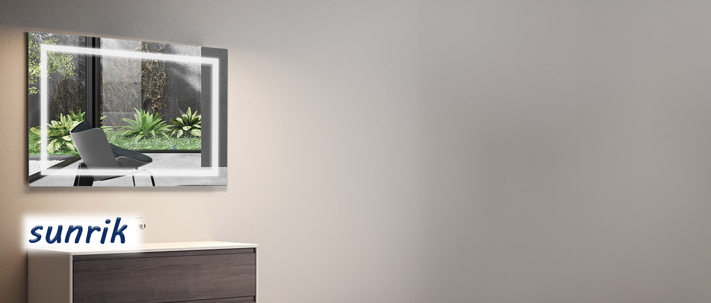 LED дзеркало для ванної кімнати 60x80 см, овальне з підсвічуванням, 3 кольори, регулювання яскравості, антизапарник