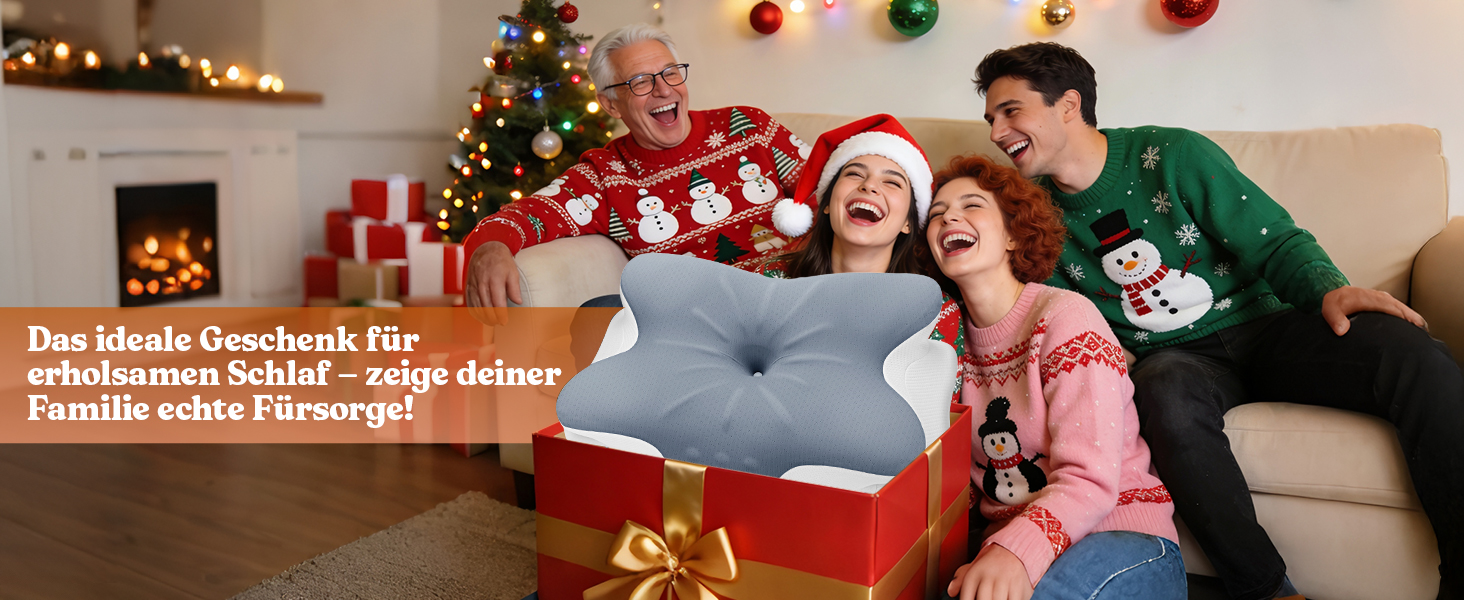 Подушка для шиї з піни Memory Foam: ортопедична подушка для сну на боці, спині та животі (Сіра)
