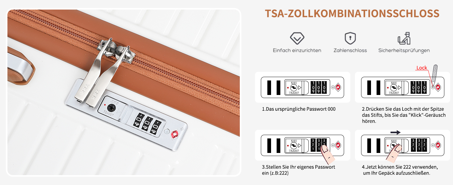 Набір валіз Sea Choice 4 в 1: S/M/L/XL, з жорстким корпусом, розширюваний, з TSA-замком, YKK блискавкою, темно-синій