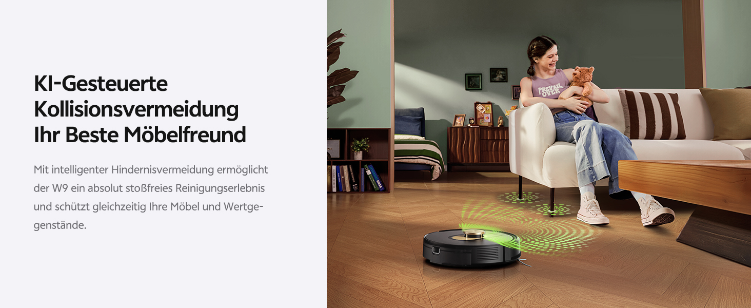 Робот-пилосос Vexilar з функцією миття підлоги, 8000Pa, LiDAR-навігація, 5 карт, 180 хв роботи, 50dB, керування через додаток та голосовий помічник, для твердих поверхонь та килимів, золотий