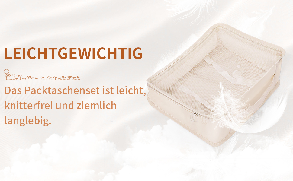 Набір органайзерів для подорожей Anjing (11 предметів), водонепроникні пакувальні куби для валізи, компактний органайзер для одягу в дорогу, рожевий