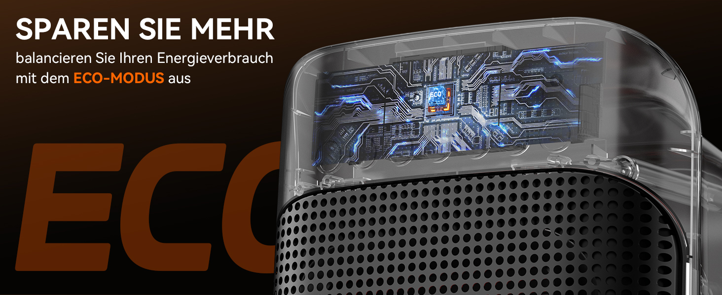 Електричний обігрівач YASHE 1800W з осциляцією 75°, економний та тихий, PTC керамічний нагрів з термостатом, захист від перегріву та перекидання, таймер 24 год, портативний з пульт керування