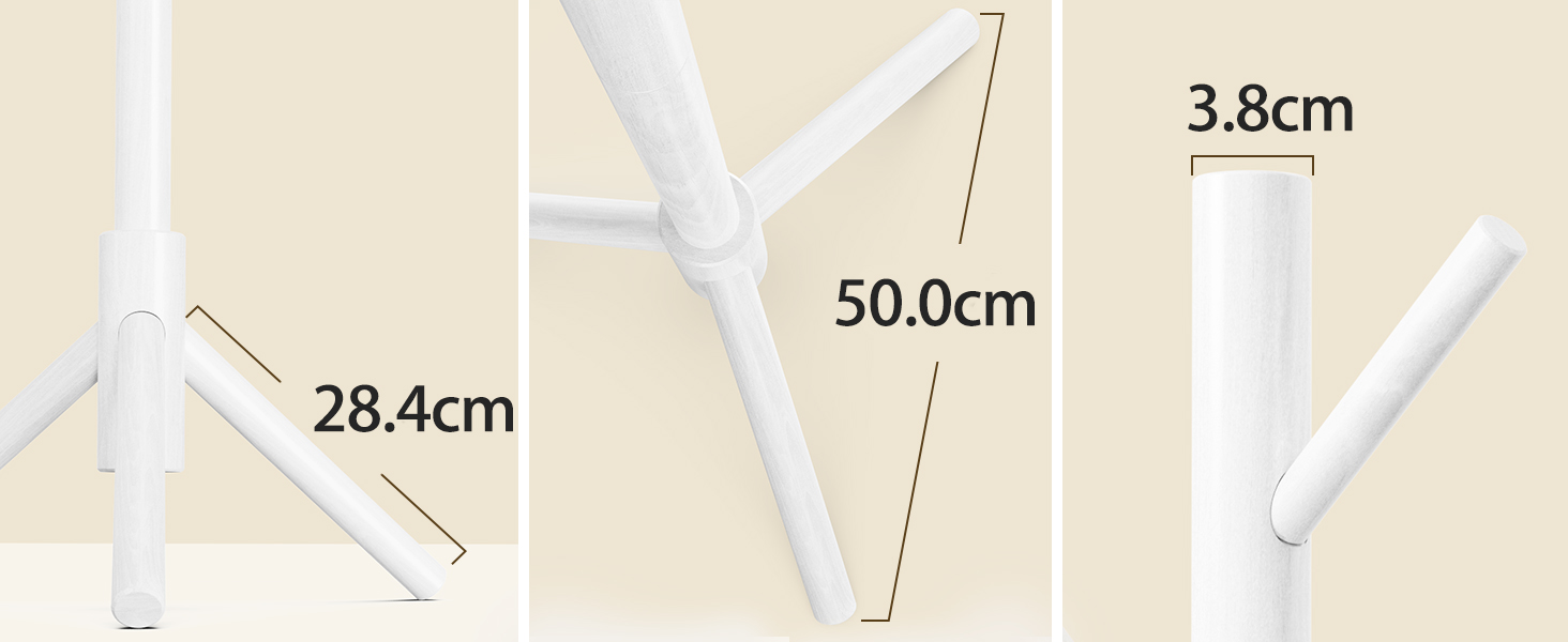 Підвісна шафа Pipishell для одягу, вішалка для курток, 8 гачків, природа (білий)