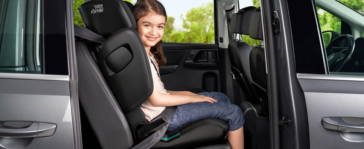 Дитяче автокрісло BRITAX RMER KIDFIX 2 Z-LINE, для дітей від 100-150 см (i-Size) з ISOFIX і без, 3,5-12 років, Midnight Grey Нова версія i-SIZE R129 Midnight Grey