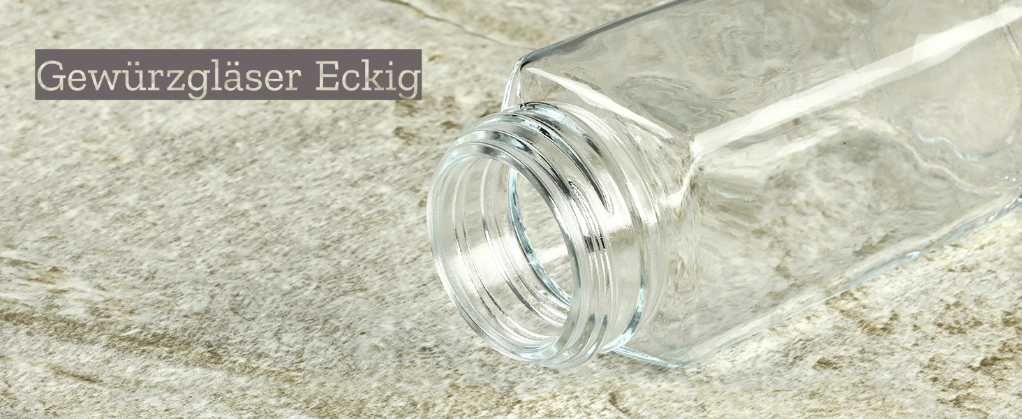 Набір скляних банок для спецій FRIBERG (20 шт.) з дерев'яними кришками, млини для спецій, етикетки