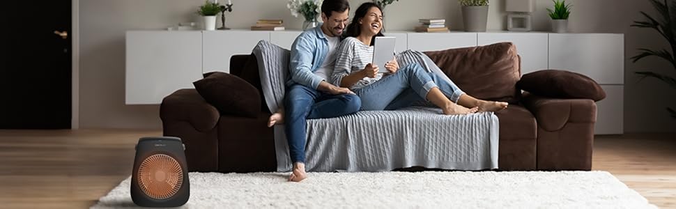 Електричний обігрівач Cecotec ReadyWarm Force, 2000W, чорний, вертикальний, 3 режими, 20 м²