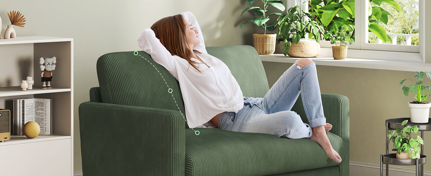 Зручне дитяче ліжко-софа 2 місця з дерева, 130 см, зелений колір