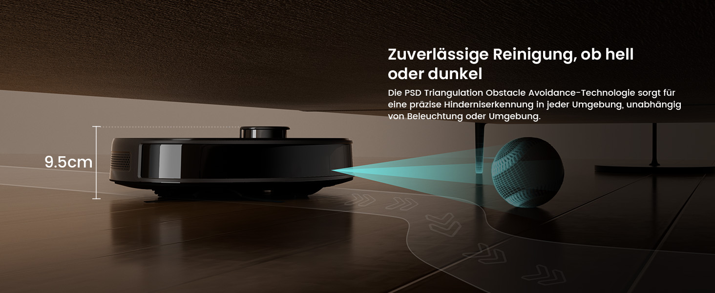 Робот-пилосос LEFANT M2 з функцією миття, 6000Pa, LiDAR-навігація, зони заборони, 140 хв, багатоступінчасте мапування, для тварин, килимів та твердих підлог (M2S-B)