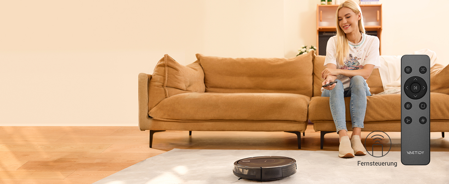 Робот-пилосос Vactidy Nimble T8 2-в-1 з функцією миття, 3000Pa, 120 хвилин роботи, сумісний з Alexa, App, Siri, для видалення шерсті тварин, чорний