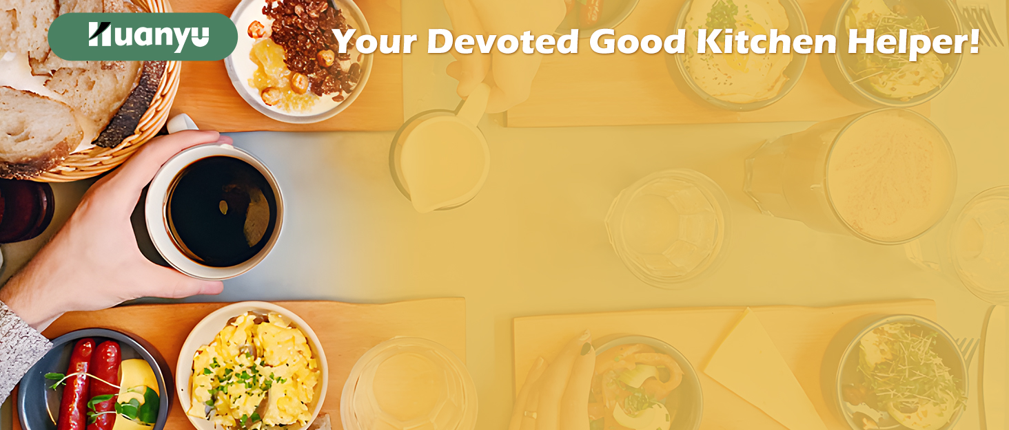 М'ясорубка ручна Huanyu з нержавіючої сталі та насадкою для ковбас, посудомийна, розмір 10