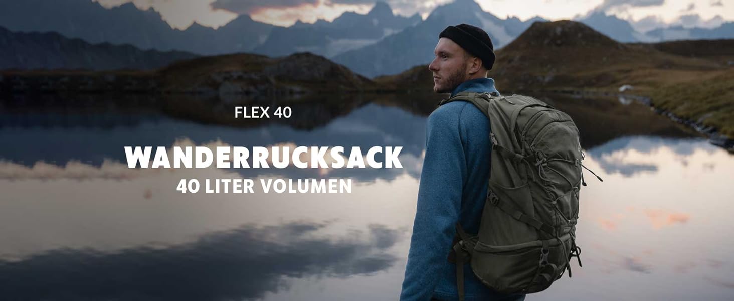 Туристичний рюкзак Terra Peak 40L Flex 40 Premium великий з вентиляцією спини, системою гідратації та дощовиком - Трекінговий рюкзак з дихаючого поліестеру 3D Air Mesh - Вуличний денний рюкзак з поясним ременем 40 літрів оливково-зелений