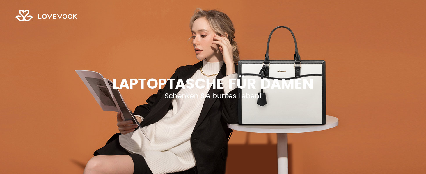 Сумка для ноутбука LOVEVOOK 15.6 дюймів, жіноча, велика, з екошкіри, для роботи, навчання, універсальна, на плечі, велика містка сумка-шопер