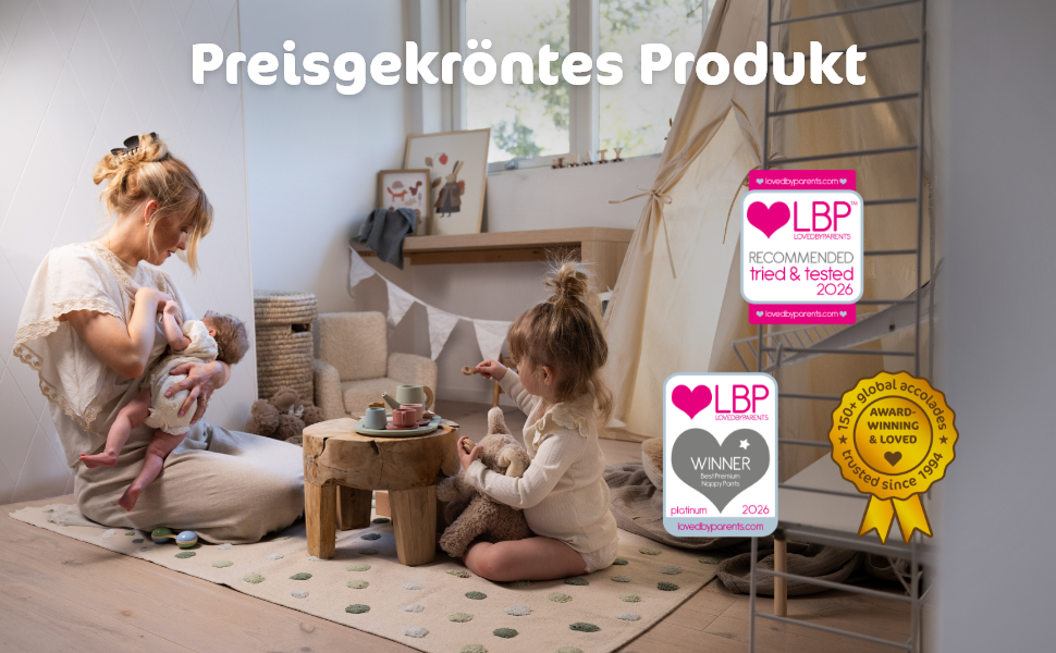 Підгузки-трусики Naty FreeMovers, розмір 5 (12–18 кг), 80 шт.