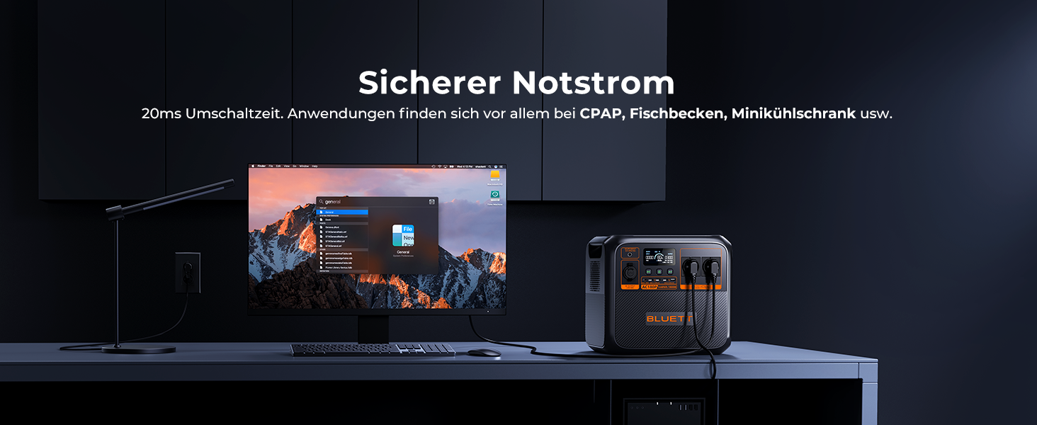 Портативна електростанція BLUETTI AC180P, 1800Wh, 2000W (4800W пік), надійна для відпочинку на природі