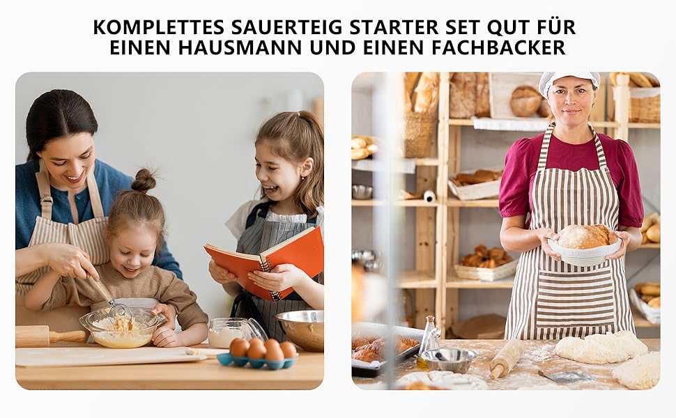 Набір для закваски з ротангу: корзини, скребок, ніж, тканина - повний комплект для початківців та професіоналів