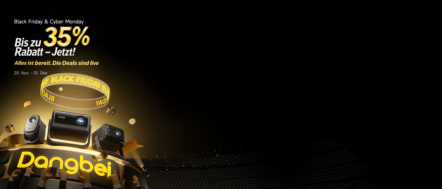 Портативний проєктор Dangbei Freedo з акумулятором, 450 ISO люмен, Google TV & Netflix, Dolby Audio, 1080P, HDR10, 165° нахил, Smart проєктор з WiFi & Bluetooth для дому та відпочинку на природі, 2,5 години роботи, з чохлом