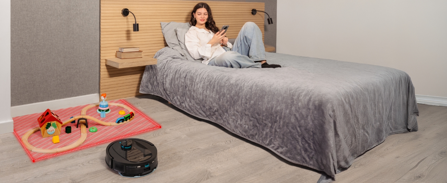 Робот-пилосос Cecotec Conga 7690 Immortal: Lasernavigation, 7000 Pa, 4-в-1 (пилосос, мийка, моп), автопорожнення, силіконова щітка