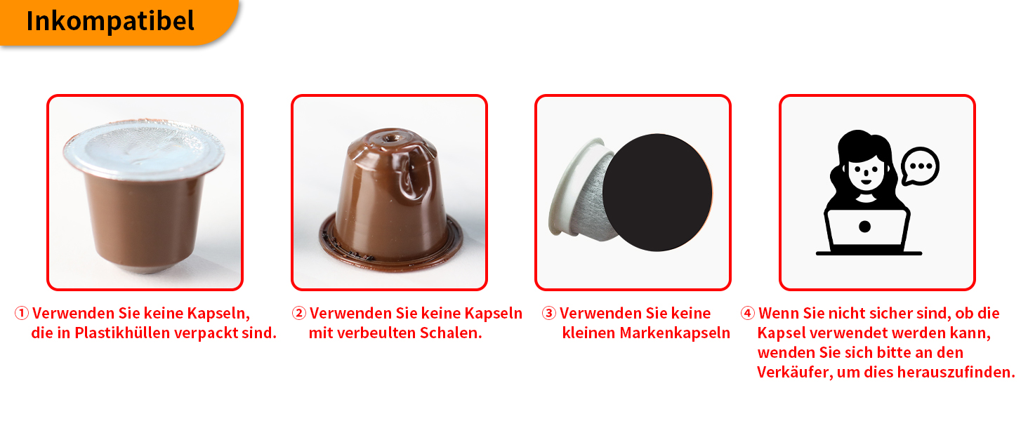 Кавомашина KOTLIE Espresso 4-в-1 для NES/Dolce Gusto/меленої кави/ESE (44мм), 19 Бар, Чорна