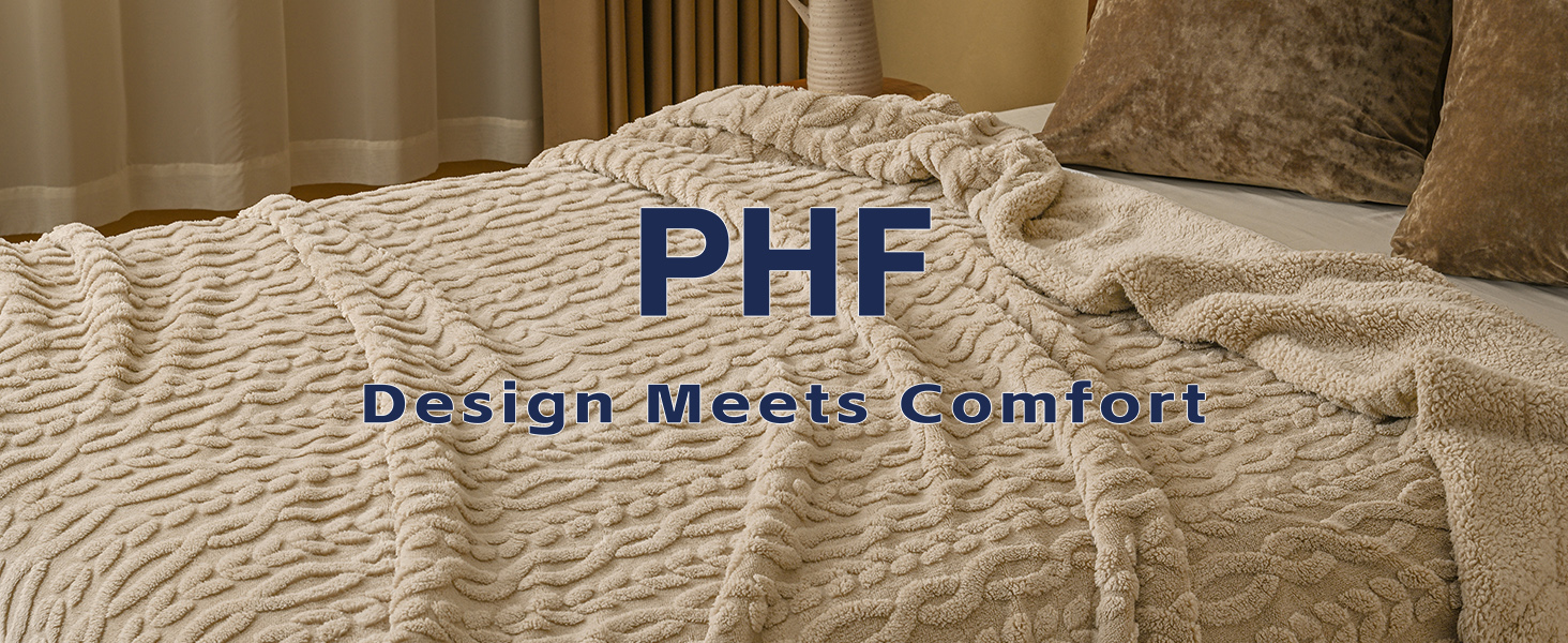 Плед Sherpa Fleecedecke: теплий та м'який плед 152x203 см, сертифікат Oeko-TEX®, з туфтованого жакарду, кремового кольору