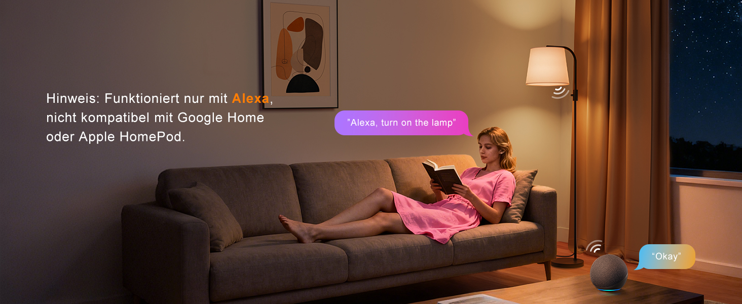 Світлодіодна торшер DUSKTEC RGB для вітальні, смарт-лампа з димером, керування через додаток, тепле та холодне біле світло, 10W, 1200LM, аркова лампа для читання, приліжкова лампа