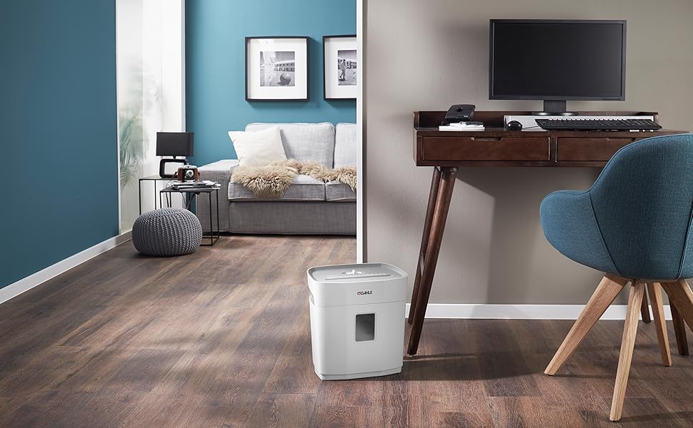 Шредер Dahle PaperSAFE PS 120: 8 листів, P4, частинковий різання, без масла, сірий
