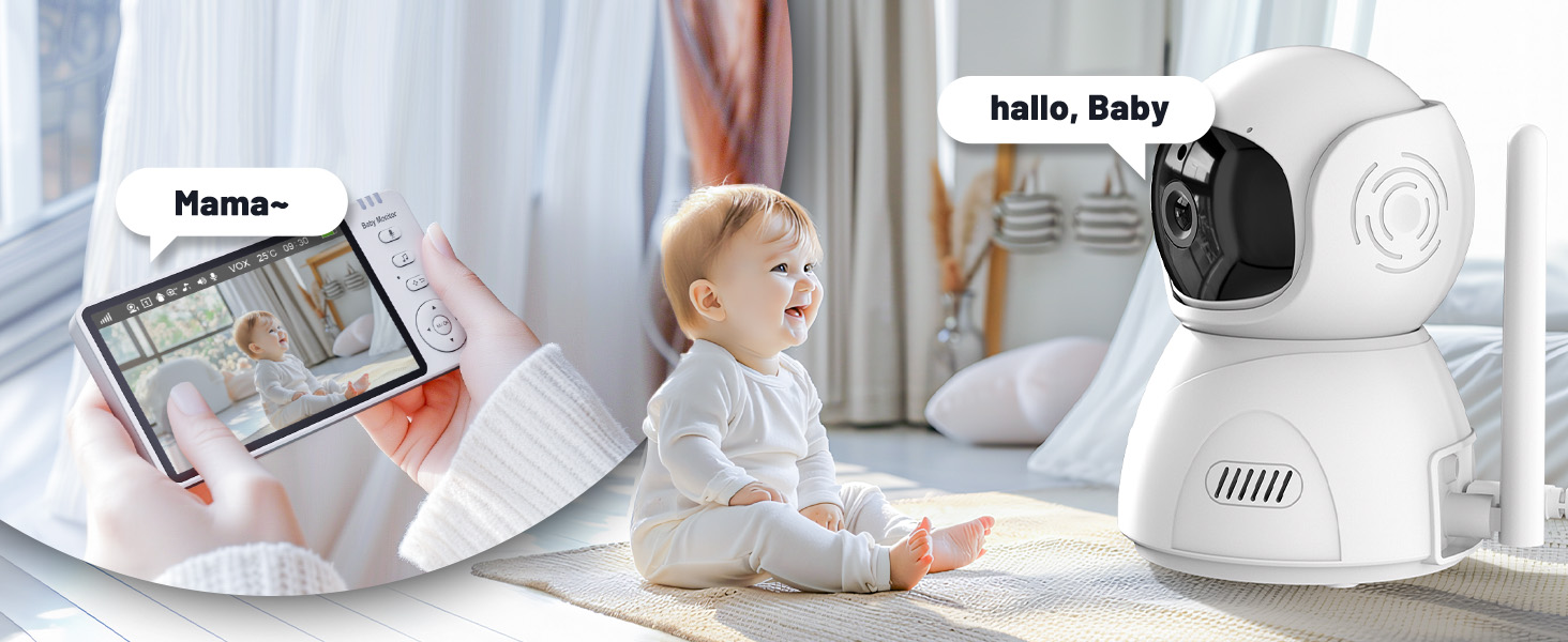 Відеоняня BURNNOVE з камерою 5