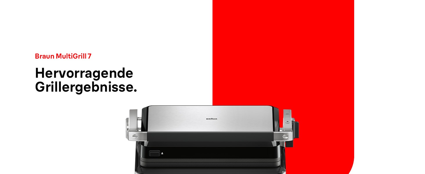 Електричний гриль Braun MultiGrill 7 CG7020: 3-в-1 (контактний гриль, BBQ, духовка), 2000W, велика площа для приготування (12 бургерів), для дому, легко миється