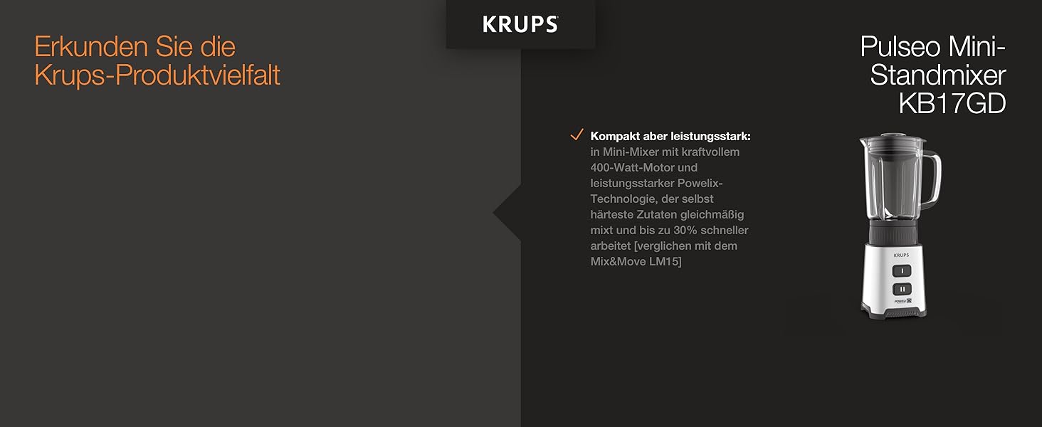 Міксер ручний Krups 3Mix 9000, 750 Вт, білий - з насадками для збивання та тіста